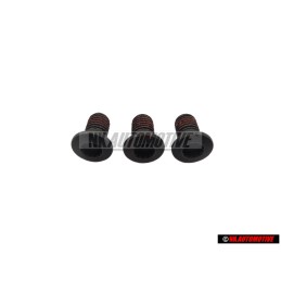 3x Genuine VW Oval Head Countersunk Bolt, Self-Locking - N 90301403