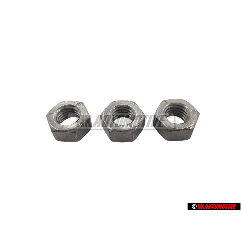 3x Genuine VW Hexagon Nut - N 01100830