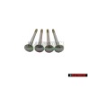 4x Genuine VW Flat Round Head Bolt - N 10016801