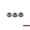 3x Genuine VW Hexagon Nut M8 - N 0110088