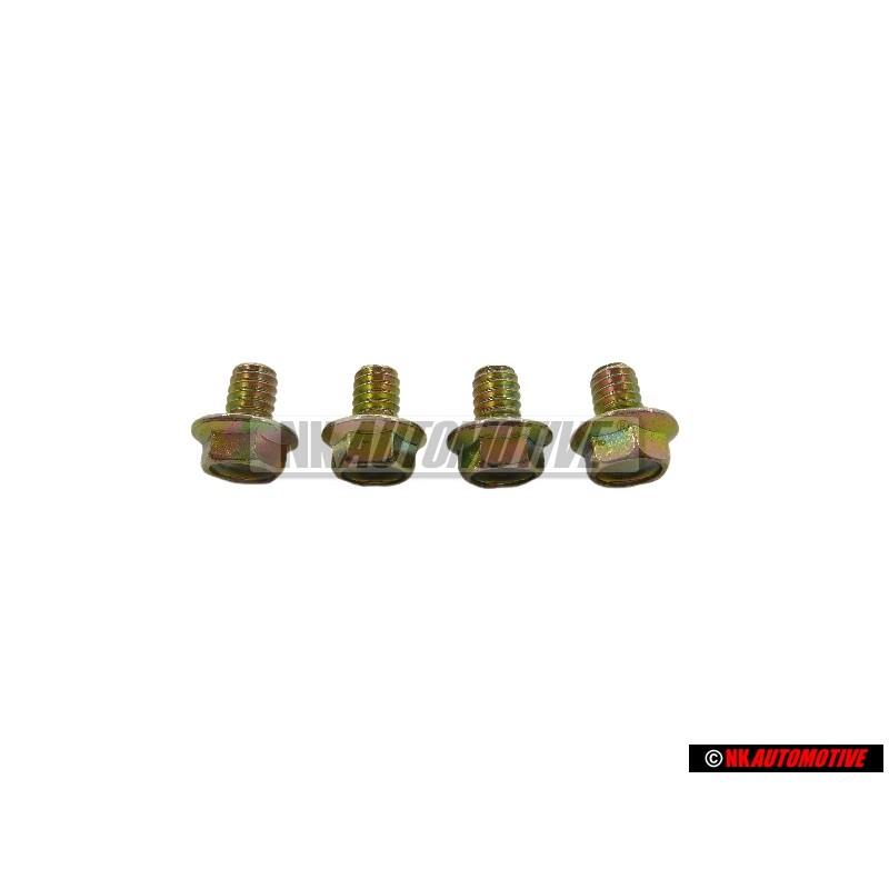 4x Genuine VW Hexagon Bolt - N 98911001