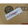 Genuine VW GTI Side Badge Emblem Chrome Red - 5G0853688ATJZQ