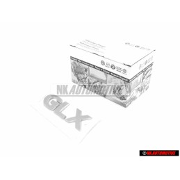 Genuine VW GLX Rear Boot Badge Emblem Chrome - 3B0853675J 739