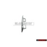 Genuine Audi QUATTRO Front Grill Badge Emblem Chrome - 4F9853736 2ZZ