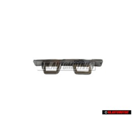 Genuine Audi QUATTRO Front Grill Badge Emblem Chrome - 4F9853736 2ZZ
