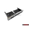 Genuine Audi QUATTRO Front Grill Badge Emblem Chrome - 4E0853736B 2ZZ