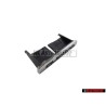 Genuine Audi QUATTRO Front Grill Badge Emblem Chrome - 4E0853736B 2ZZ