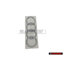 Genuine Audi Rings Rear Boot Badge Emblem Chrome - 4E0853742 2ZZ