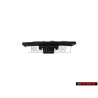 Genuine Audi V6 Front Grill Badge Emblem Black Chrome - 4E0853736E 2ZZ