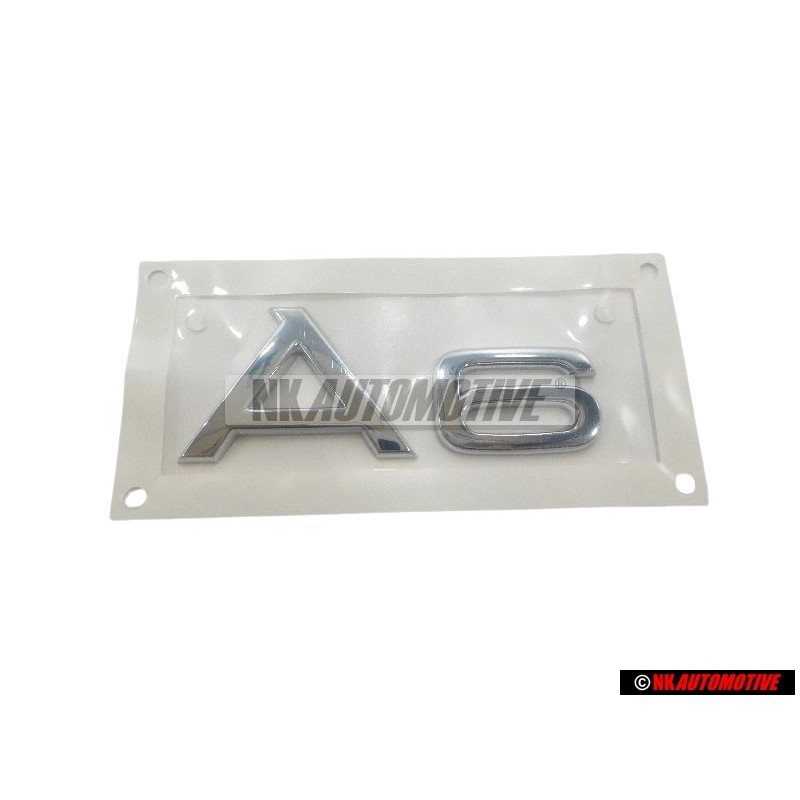Genuine Audi A6 Rear Boot Badge Emblem Chrome - 4B0853741C 2ZZ