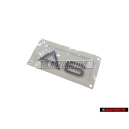 Genuine Audi A6 Rear Boot Badge Emblem Chrome - 4B0853741C 2ZZ