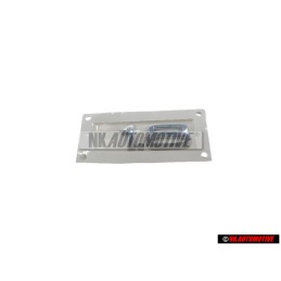 Genuine Audi 1.8 Rear Boot Badge Emblem Chrome - 8L0853743E 2ZZ