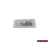 Genuine Audi 1.8 Rear Boot Badge Emblem Chrome - 8L0853743E 2ZZ