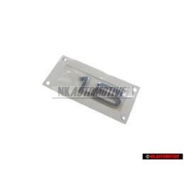 Genuine Audi 1.8 Rear Boot Badge Emblem Chrome - 8L0853743E 2ZZ