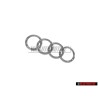 Genuine Audi Rings Rear Boot Badge Emblem Chrome - 4B5853742 2ZZ
