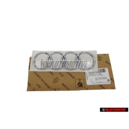 Genuine Audi Rings Rear Boot Badge Emblem Chrome - 4B5853742 2ZZ