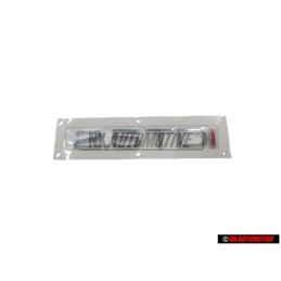 Genuine Audi 2.5 TDI Rear Boot Badge Emblem Chrome Red - 4B0853743Q 2ZZ