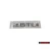 Genuine Audi 2.5 TDI Rear Boot Badge Emblem Chrome Red - 4B0853743Q 2ZZ