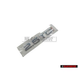 Genuine Audi 2.5 TDI Rear Boot Badge Emblem Chrome Red - 4B0853743Q 2ZZ