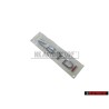 Genuine Audi 2.5 TDI Rear Boot Badge Emblem Chrome Red - 4B0853743Q 2ZZ