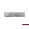 Genuine Audi 2.5 TDI Rear Boot Badge Emblem Chrome Red - 4B0853743Q 2ZZ