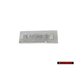 Genuine Audi 1.8T Rear Boot Badge Emblem Chrome - 8L0853743G 2ZZ