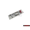 Genuine Audi TDI Rear Boot Badge Emblem Chrome Red - 4A9853737 2ZZ