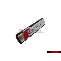 Genuine Audi S-LINE Front Grill Badge Emblem Chrome Red - 4F0853736A VUJ