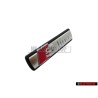 Genuine Audi S-LINE Front Grill Badge Emblem Chrome Red - 4F0853736A VUJ