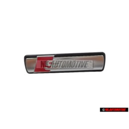 Genuine Audi S-LINE Front Grill Badge Emblem Chrome Red - 4F0853736A VUJ
