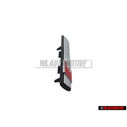 Genuine Audi S-LINE Front Grill Badge Emblem Chrome Red - 4F0853736A VUJ