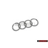 Genuine Audi Rings Rear Boot Badge Emblem Chrome - 8D5853742 2ZZ