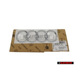 Genuine Audi Rings Rear Boot Badge Emblem Chrome - 8D5853742 2ZZ