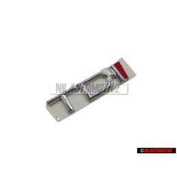 Genuine Audi TDI Rear Boot Badge Emblem Chrome Red - 8D5853737C 2ZZ