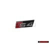 Genuine Audi S4 Front Grill Badge Emblem Black Chrome Red - 8K0853736A 2ZZ