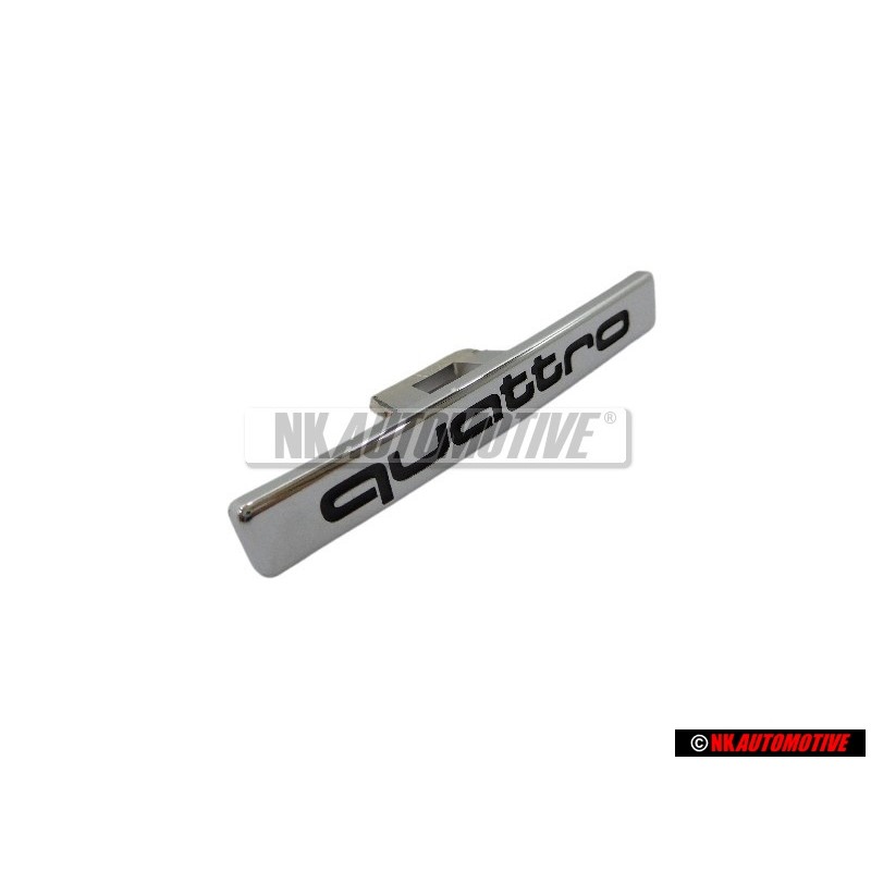 Genuine Audi QUATTRO Front Grill Badge Emblem Chrome - 8K9853736 2ZZ
