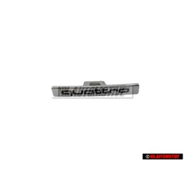 Genuine Audi QUATTRO Front Grill Badge Emblem Chrome - 8K9853736 2ZZ