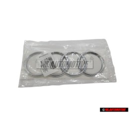 Genuine Audi Rings Rear Boot Badge Emblem Chrome - 4L0853742 2ZZ