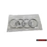 Genuine Audi Rings Rear Boot Badge Emblem Chrome - 4L0853742 2ZZ