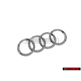 Genuine Audi Rings Rear Boot Badge Emblem Chrome - 4L0853742 2ZZ