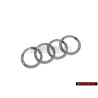 Genuine Audi Rings Rear Boot Badge Emblem Chrome - 4L0853742 2ZZ