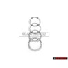 Genuine Audi Rings Rear Boot Badge Emblem Chrome - 4L0853742 2ZZ