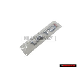 Genuine Audi 1.4 TDI Rear Boot Badge Emblem Chrome Red - 8Z0853743E 2ZZ