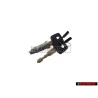 Genuine VW Rear Boot Lid Lock Cylinder with Keys - 865827573C