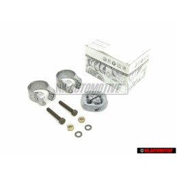 Genuine VW Exhaust Clamps 42.5 and Retaining Ring - 861298001B
