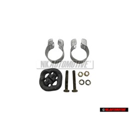 Genuine VW Exhaust Clamps 42.5 and Retaining Ring - 861298001B