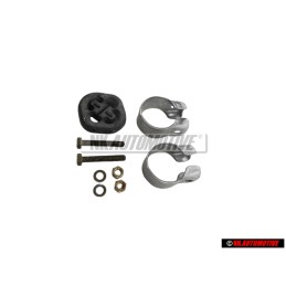 Genuine VW Exhaust Clamps 42.5 and Retaining Ring - 861298001B