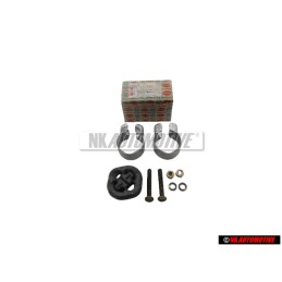 Genuine VW Exhaust Clamps 42.5 and Retaining Ring - 861298001B
