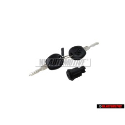 Genuine VW Glove Box Lock Cylinder with Keys - 357857113