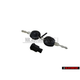 Genuine VW Glove Box Lock Cylinder with Keys - 357857113